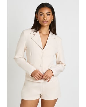 Fitted Pocket Detail Blazer