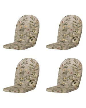 Madison Elisa kuipstoelkussen hoge rug set van 4