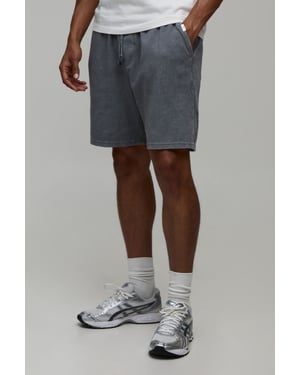 Baggy Premium Interlock Seam Detail Washed Short