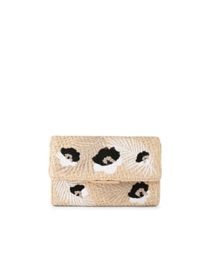 Carvela Giorgia Flower Clutch Bag