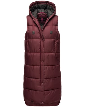 Marikoo Sayorii dames winterbodywarmer – lang, warm & met capuchon