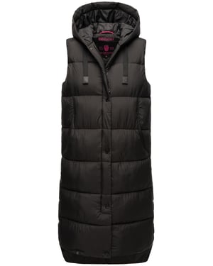 Marikoo Sayorii dames winterbodywarmer – lang, warm & met capuchon