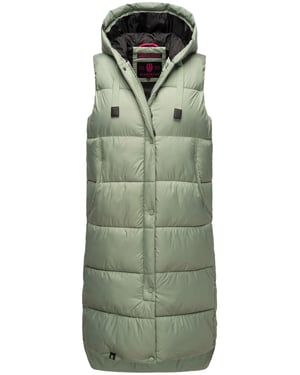 Marikoo Sayorii dames winterbodywarmer – lang, warm & met capuchon