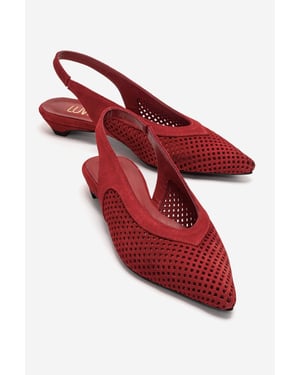Lieve Leren Slingback Pump (Dames)