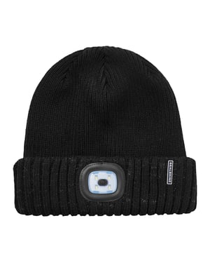 Waterproof Cold Weather LED Roll Cuff Beanie for Men and Women