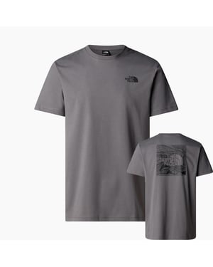 The North Face Men’s Short Sleeve Redbox Celebration T-Shirt in Grey