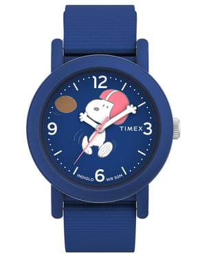 Timex Peanuts Originals Camper Unisex Horloge Blauw TW2W48500