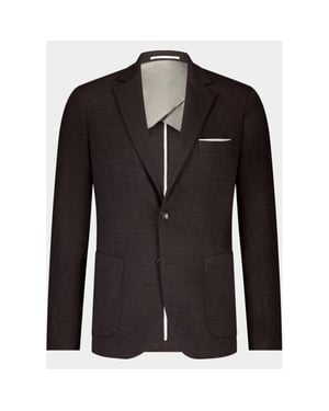 Bos Bright Blue Colbert mylo jersey jacket drop 8 253038my69bo/870 dark brown