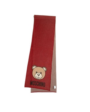Moschino Halsduk Röd