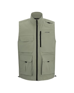 Regatta Lichte Insectenwerende Reisbodywarmer voor heren (Salie Groen)