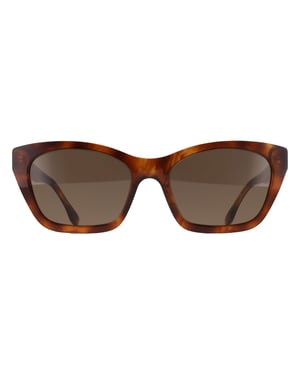 Fendi Rectangle Womens Blonde Havana Brown FE40205I Forever Fendi