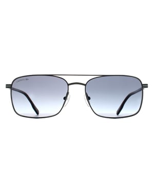 Lacoste Rectangle Mens Gunmetal Blue Gradient L264S