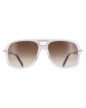 Marc Jacobs Aviator Mens Crystal Black Brown Gradient MARC 415/S
