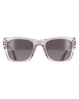 Persol Square Unisex Transparent Brown Grey Dark Grey PO3384S