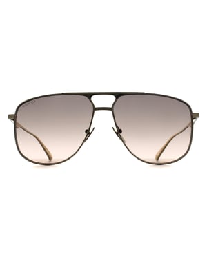 Gucci Aviator Mens Gold Brown Gradient GG0336S