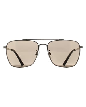 Oliver Peoples Square Mens Gold Desert Flash Mirror OV1362S R-15