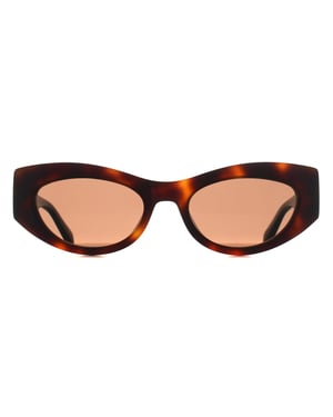 Calvin Klein Cat Eye Womens Tortoise Brown CKJ24626S
