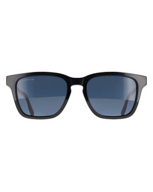 Lacoste Rectangle Mens Black Solid Blue L987S