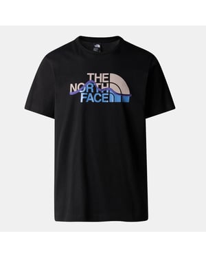 The North Face Mens Black Mountain Line T-Shirt