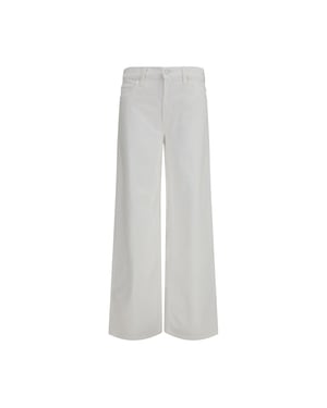 Mother Denim Vita Bomullsjeans