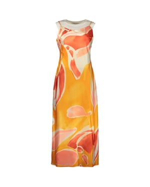 Desigual Arancione Polyester Damesjurk