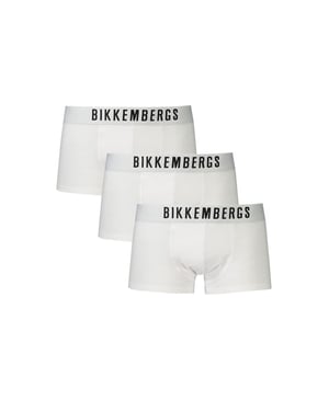 Bikkembergs Witte Polyester Heren Boxershort