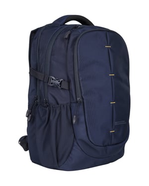 'Vic' Unisex Laptop Bag with Multiple Pockets Everyday Travel Backpack Mustard