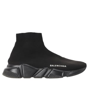 Balenciaga Speed Sneakers in Black Polyester