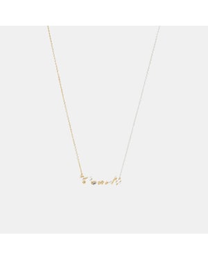 Logo Script Necklace