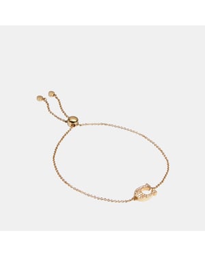 Pave Signature Slider Bracelet