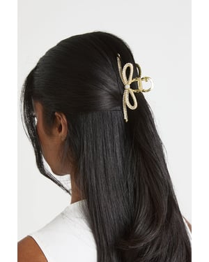 Diamante and Pearl Detail Claw Clip