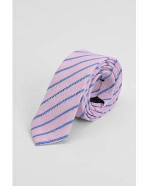 Pink Multi Stripe Tie