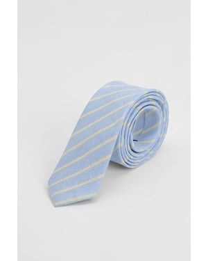 Light Blue Multi Stripe Tie
