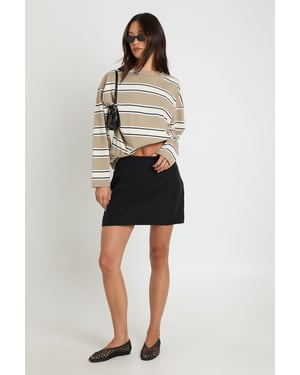 Tall Basic Woven Mini Skirt