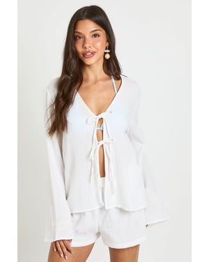 Tie Front Detail  Top & Short Beach Co Ord