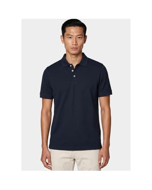 Bos Bright Blue Scotland blue polo heren boris polo spe25108bo40sb/290 navy