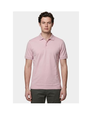 Bos Bright Blue Scotland blue polo heren boris polo spe25108bo40sb/738 candy