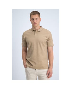 Gabbiano Polo, korte mouw met structuur -