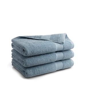 DoubleDry Hotel badhanddoeken 70 x 140 cm – set van 3 – 100% katoen 500 g/m2 –