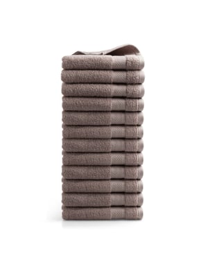 DoubleDry Handdoeken 50 x 100 set van 12 hotel kwaliteit 500 g/m2 12x