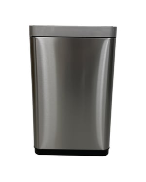 4cookz ® iowa matt stainless sensor prullenbak 50 liter mat rvs