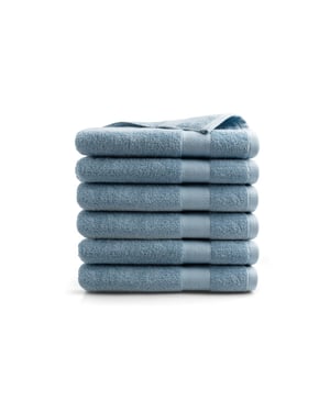 DoubleDry Xl handdoeken 70 x 140 set van 6 hotel kwaliteit 500 g/m2 6x