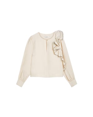 Summum 2s3424-12372 top long sleeves modal linen b