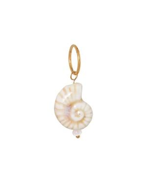 Label Kiki White shell charm