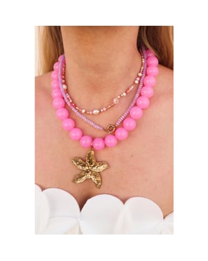 Label Kiki Mini purple necklace