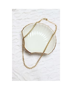 Label Kiki Baby shell necklace gold