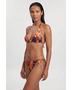Abstract Animal Bikini Top
