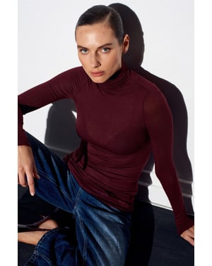 Slim Fit Coltrui Blouse
