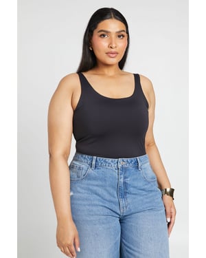 Plus Second Skin Strappy Bodysuit