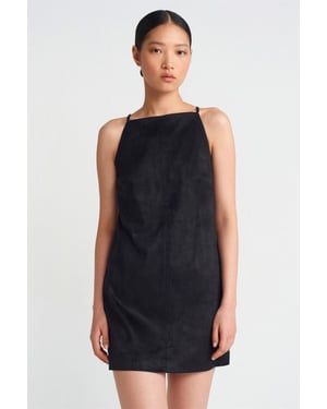 Mouwloze Mini Jurk Met Rits